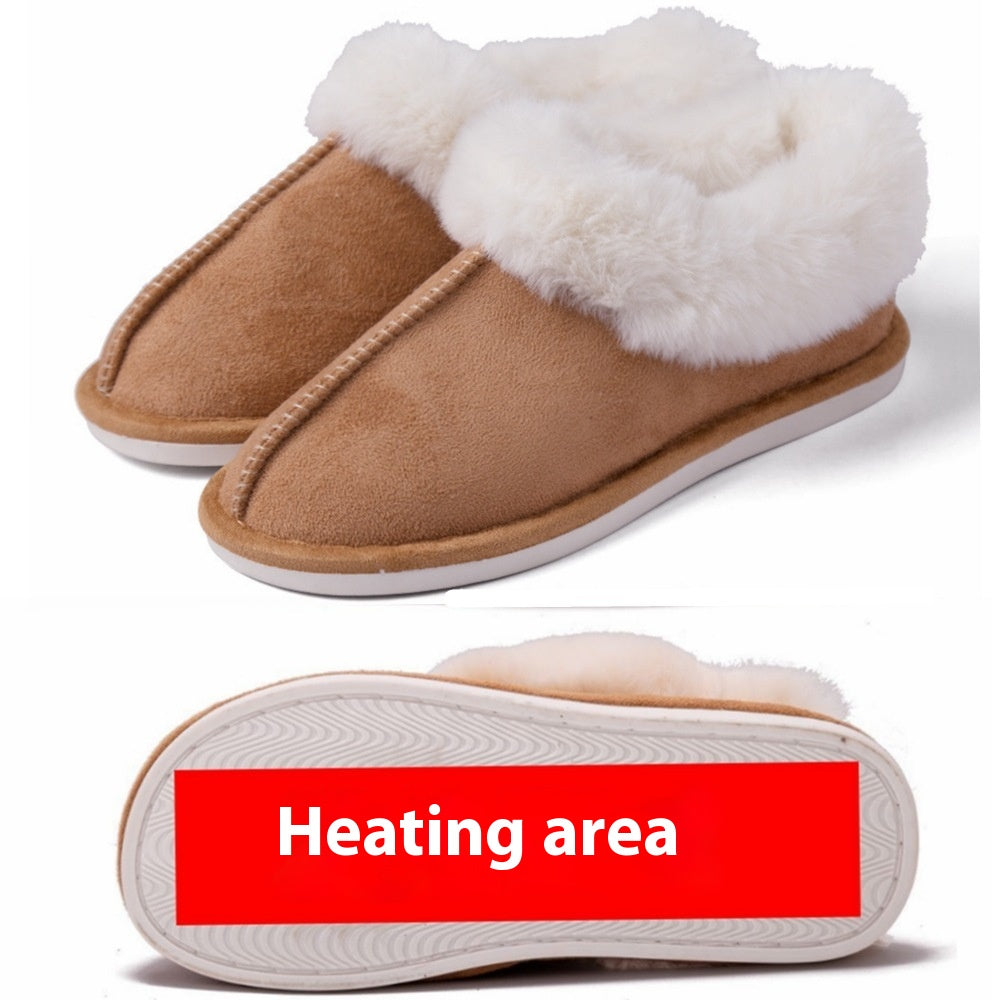 USB Electric Slippers USB 5v Heating Warm Shoes